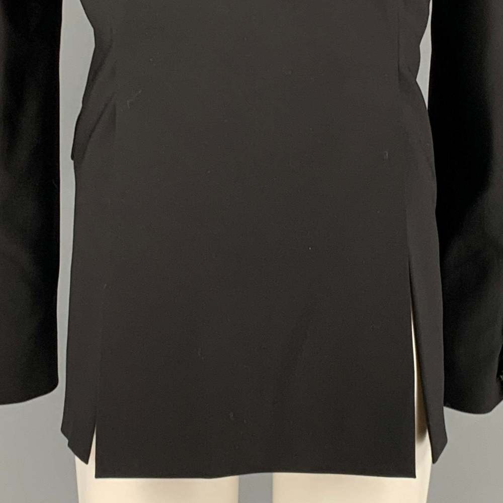 RICK OWENS Black Polyester Blend Single Button Jacket - Picture 5 of 10